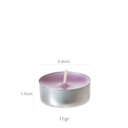 Tealight Redondo Lils 4 Horas 3.9X1.5cm Pack 6