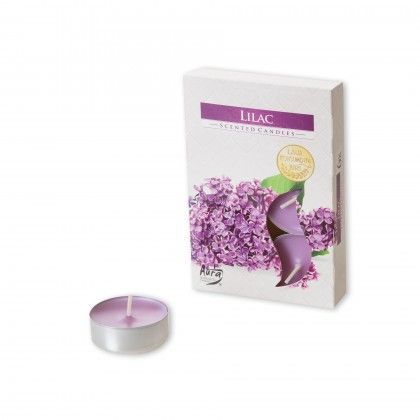 Tealight Redondo Lils 4 Horas 3.9X1.5cm Pack 6