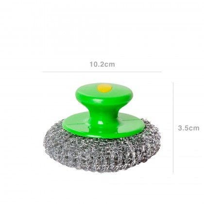 Esfrego Arame com Pega Redondo 10.2X3.5cm