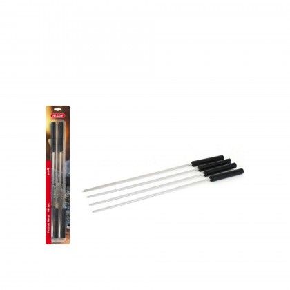 Espeto Espetada Inox 48cm Pack 4 Espeto Espetada Inox 48cm Pack 4