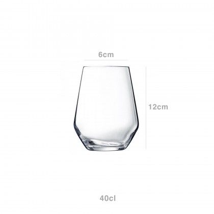 Copo sem P Vina Juliette 40cl 6X12cm Pack 6
