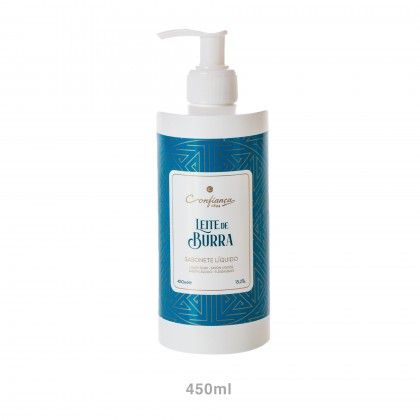 Sabonete Lquido Confiana Leite Burra 450ml