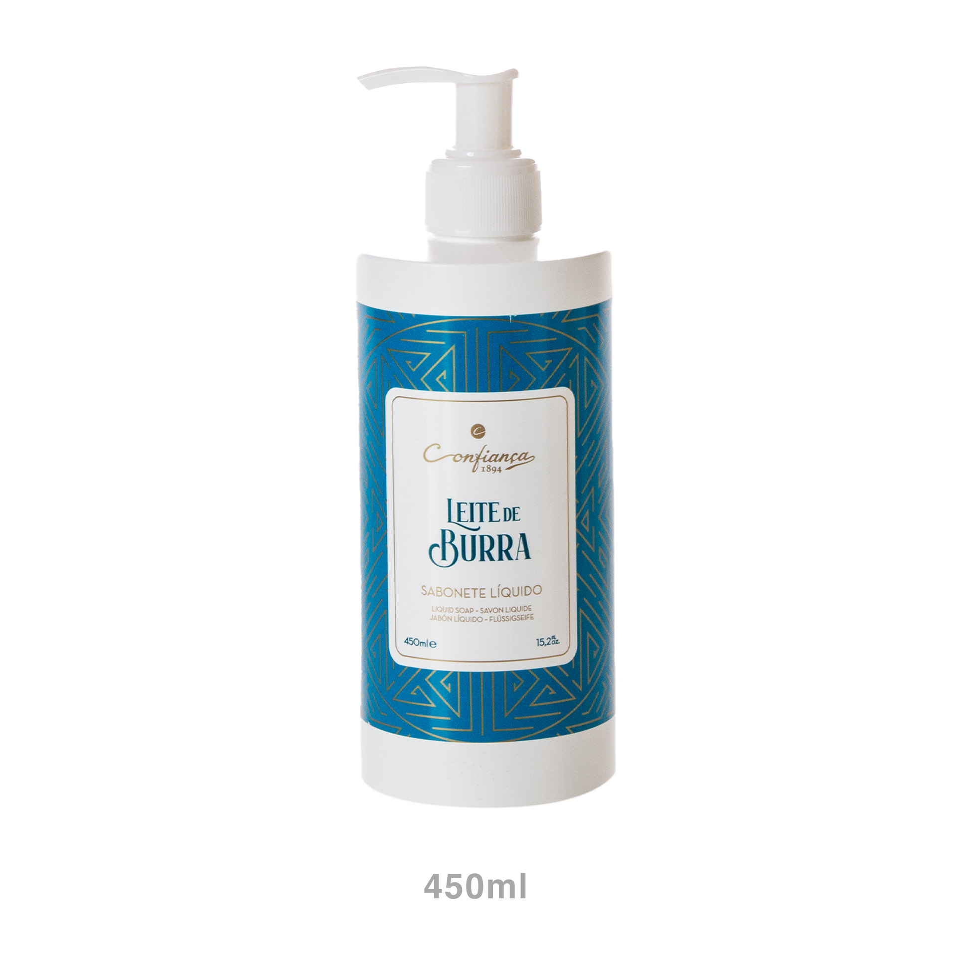 Sabonete Líquido Confiança Leite Burra 450ml
