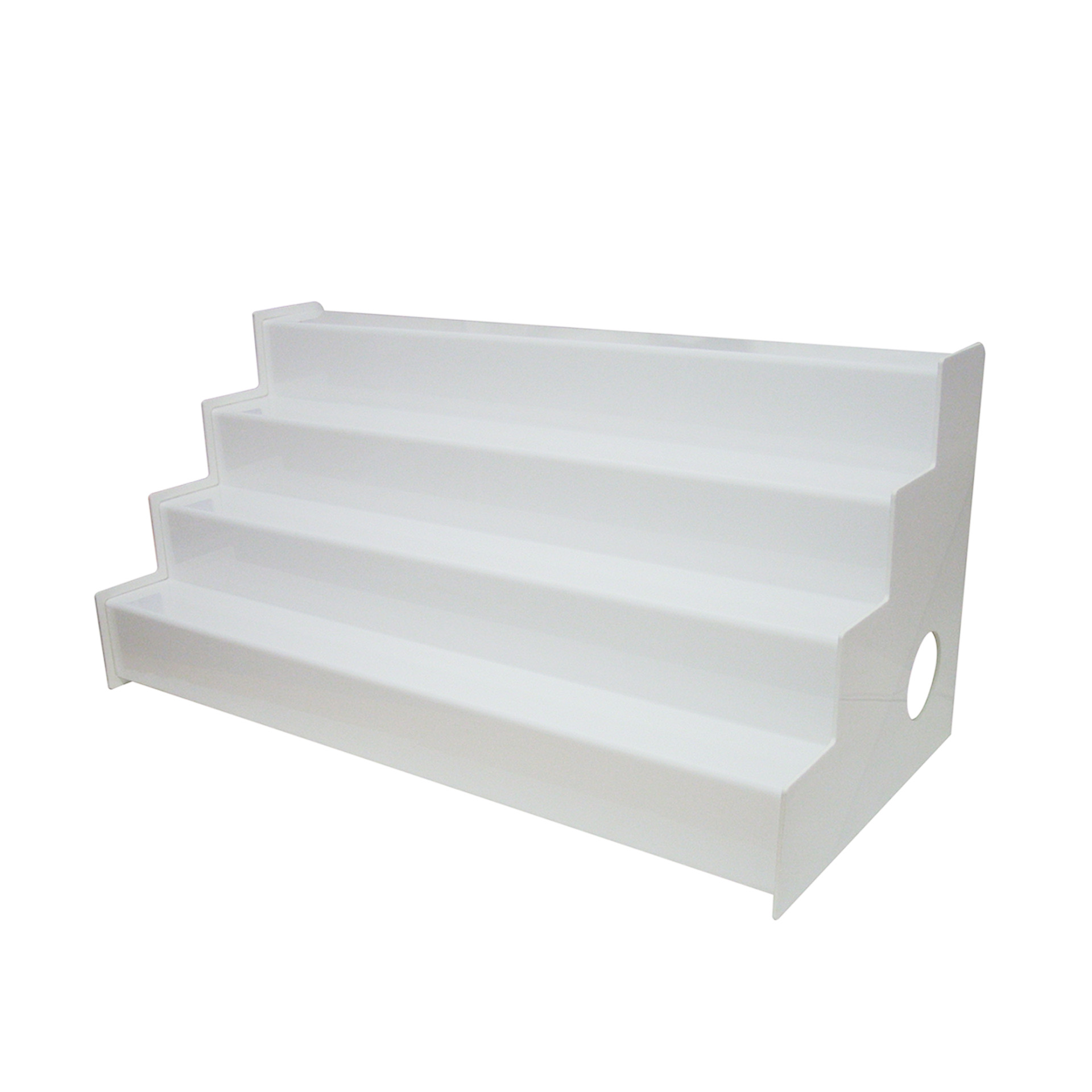 Organizador Garrafas Bar Plástico Branco 100X44cm