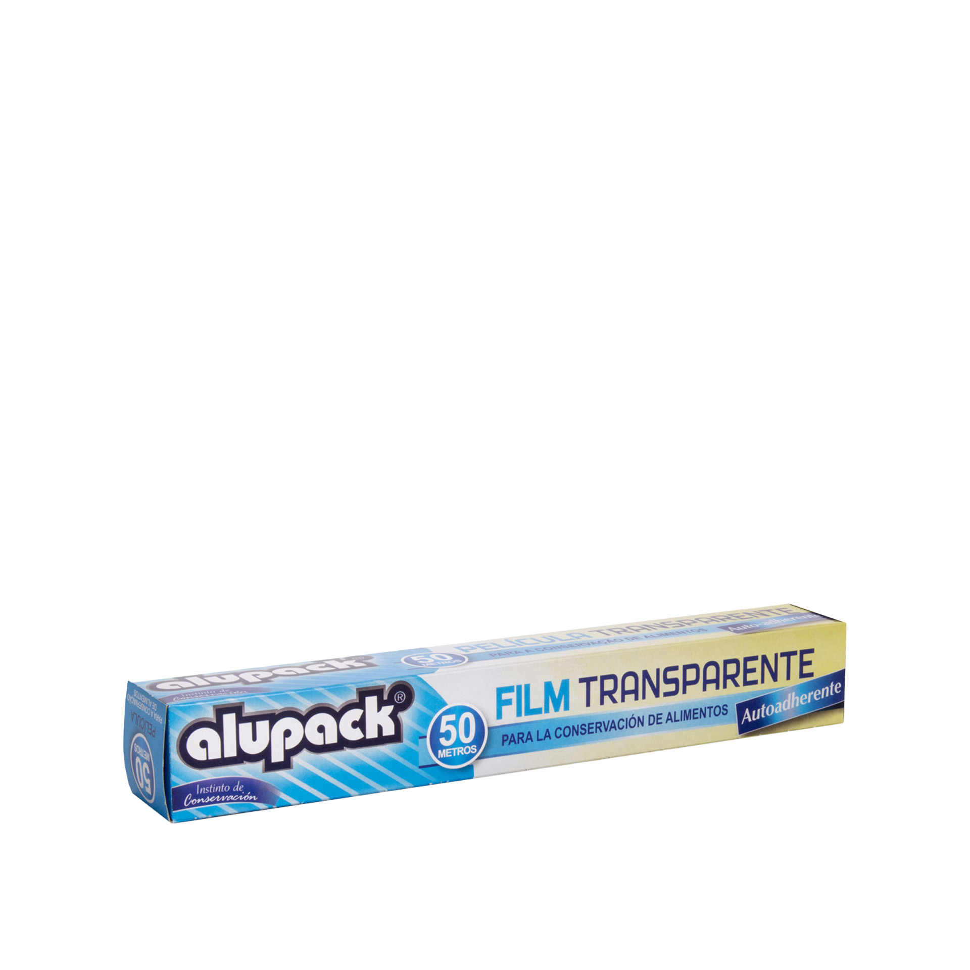 Rolo Película Alimentar Retrátil Doméstico Alupack 30cmX50m