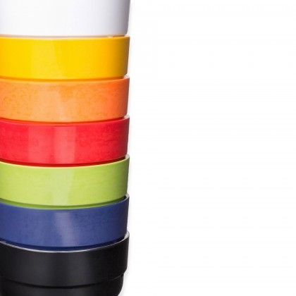 Ta�a Empilh�vel Melamina Snack Amarelo 450ml 11.8X6.3cm