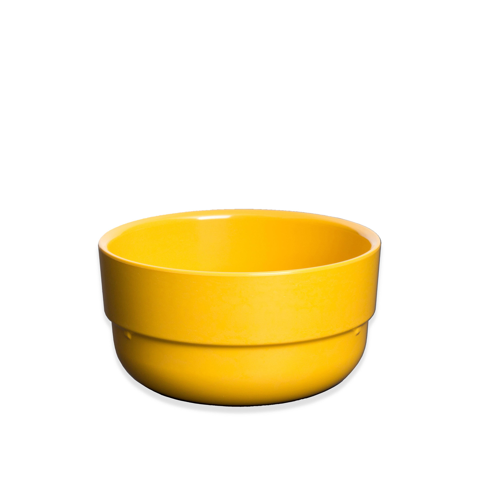 Taça Empilhável Melamina Snack Amarelo 450ml 11.8X6.3cm