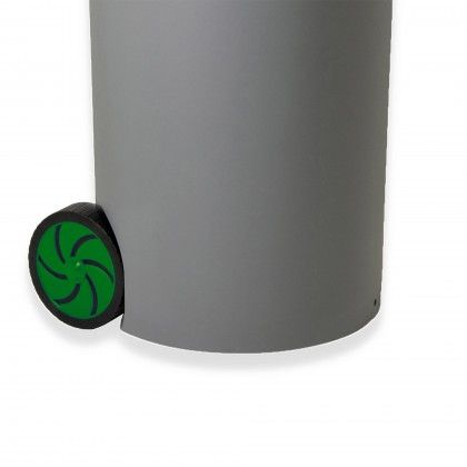 Contentor Eco Cinzento com Rodas e Tampa Verde 48X50X80cm 80l 48X50X80cm Contentor Eco Cinzento com Rodas e Tampa Verde 48X50X80cm 80l 48X50X80cm