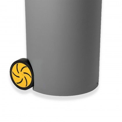 Contentor Lixo com Rodas e Tampa Basculante Cinzento 80l 48X50X99cm Contentor Lixo com Rodas e Tampa Basculante Cinzento 80l 48X50X99cm