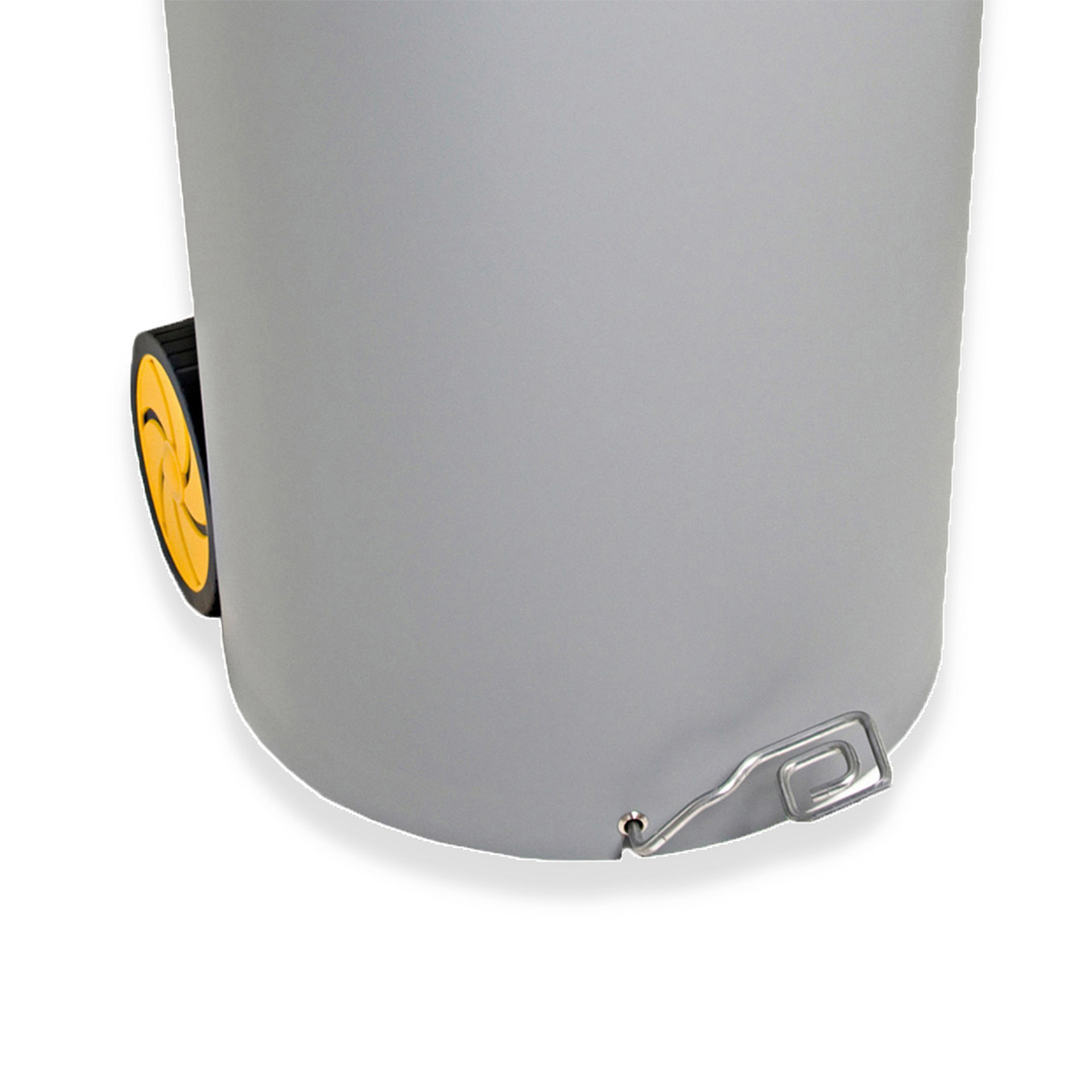 Contentor Lixo com Pedal E Rodas Cinzento 80l 48X50X80cm