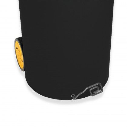 Contentor Lixo com Pedal E Rodas Preto 80l 48X50X80cm