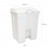 Contentor Lixo com Pedal Branco 60l 49X45X60cm Contentor Lixo com Pedal Branco 60l 49X45X60cm