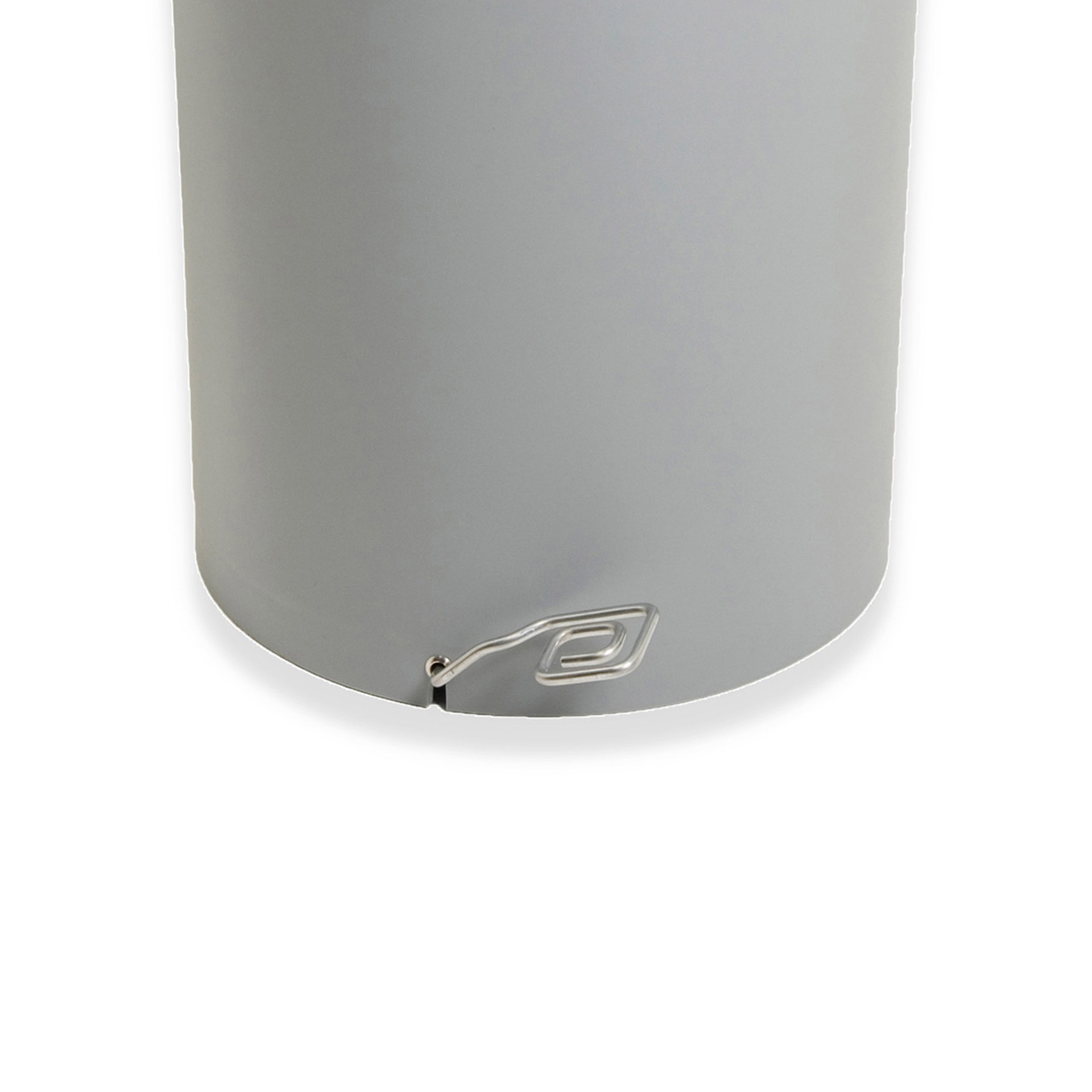 Contentor Lixo Cinzento com Pedal e Tampa Amarelo 52l 48X50X56cm