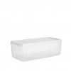 Caixa Hermética Ding Retangular Tampa Branco 3400ml 30.5X21.5X7cm Caixa Hermética Ding Retangular Tampa Branco 3400ml 30.5X21.5X7cm
