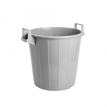 Cesto Multiusos com Asas Cinza 60l 47.5X45.5cm Cesto Multiusos com Asas Cinza 60l 47.5X45.5cm