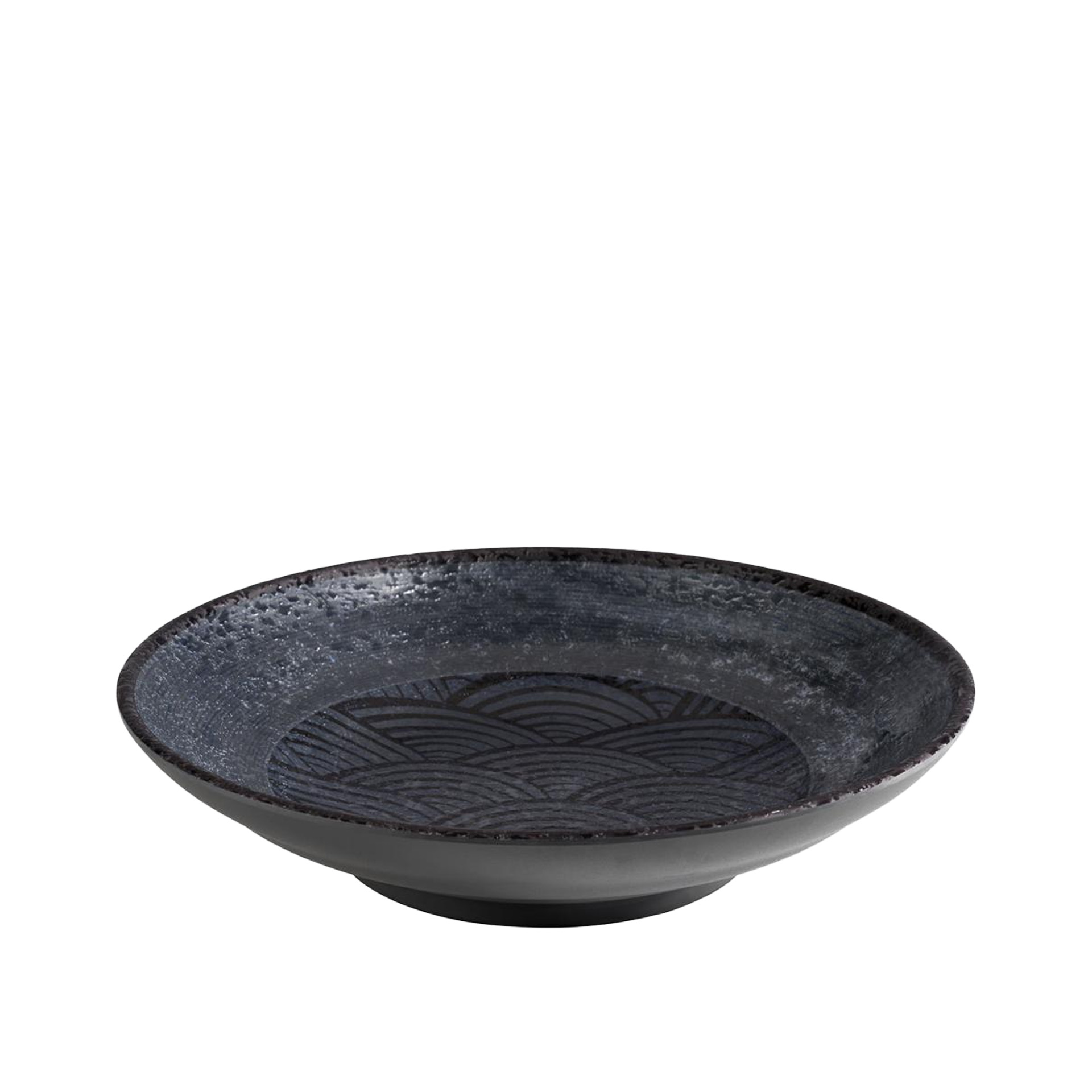 Taça Melamina Dark Wave Redonda 750ml 22.5X5cm