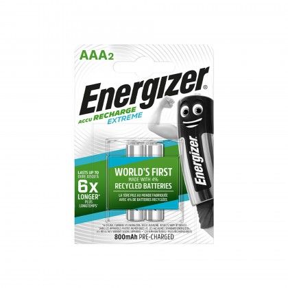 Pilha Energizer AAA Recarregvel 800mAh Pack 2