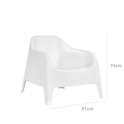 Cadeiro Sunset Branco 74X81cm