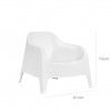 Cadeiro Sunset Branco 74X81cm