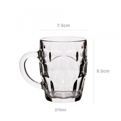 Caneca Vidro Sintra Cerveja 270ml 7.5X9.5cm Caneca Vidro Sintra Cerveja 270ml 7.5X9.5cm