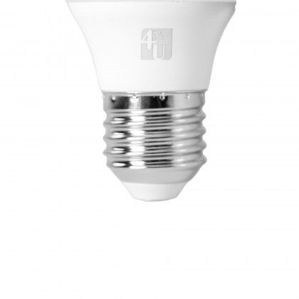 Lmpada Esfrica Led 4U E27 470Lm 30K Luz Quente