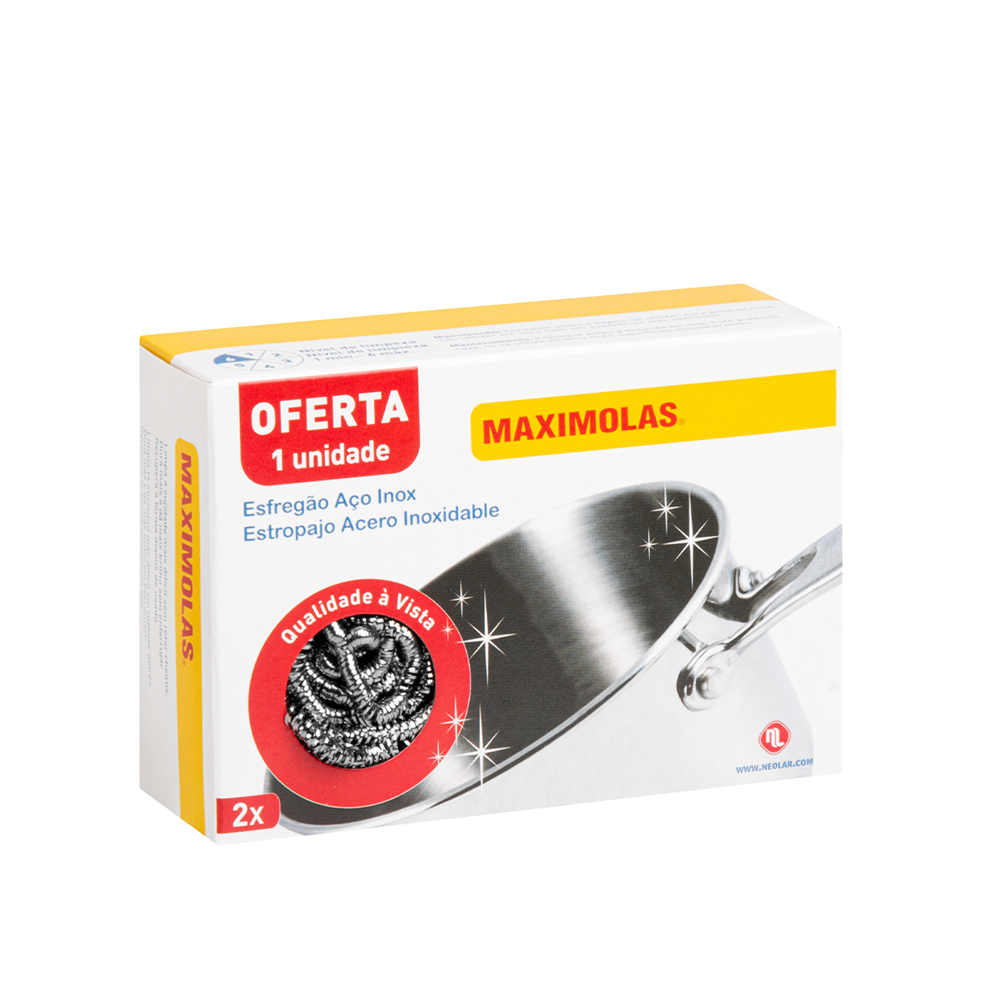 Esfregão Inox + 1 Oferta