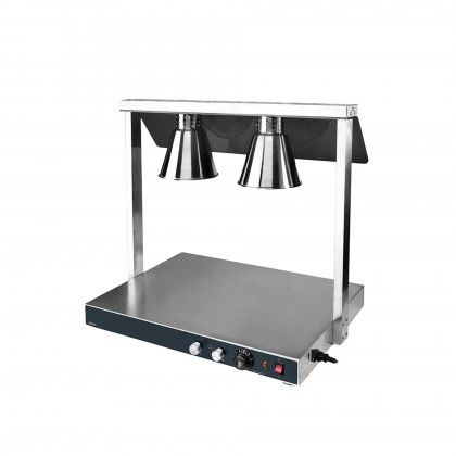 Placa Aquecimento Buffet com 2 L�mpadas 78X53X70cm