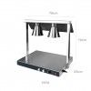 Placa Aquecimento Buffet com 2 Lmpadas 78X53X70cm