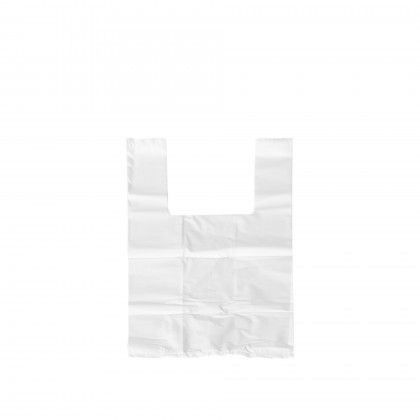 Saco Alimentar com Ala Branco 40X45cm 300 Unidades