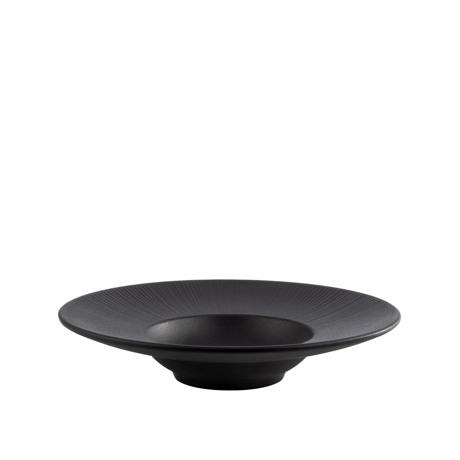 Prato Melamina Aps Nero 300ml 29X6cm