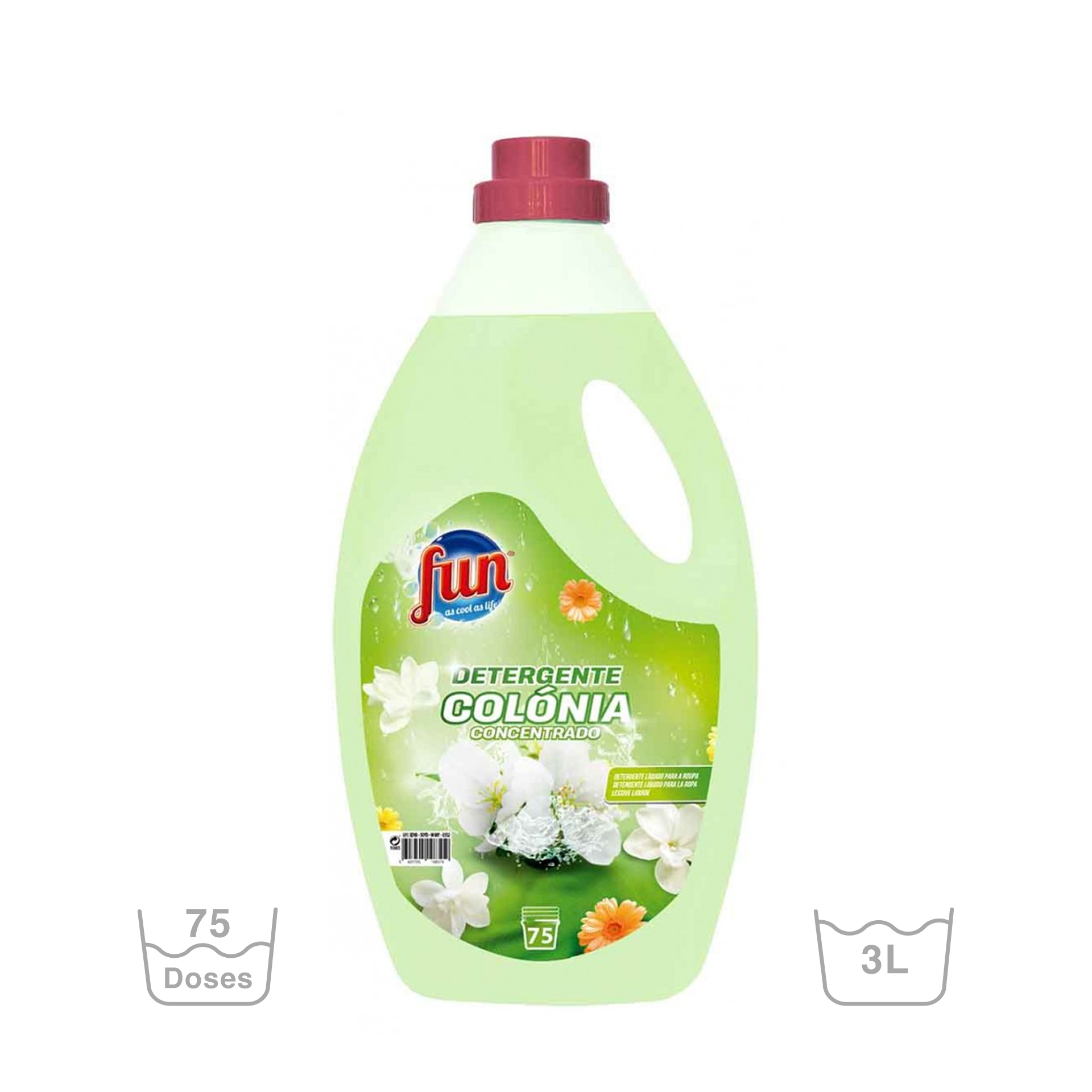 Detergente Roupa Fun Concentrado Colónia 3000ml