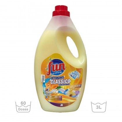Detergente Roupa Fun Concentrado Clssico 3000ml