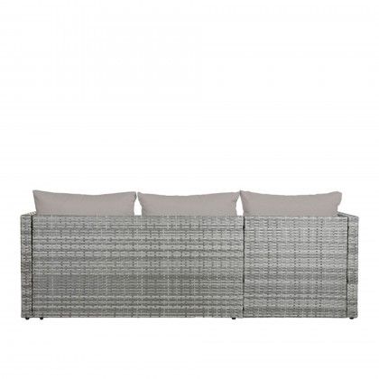 Conjunto Sof Rattan + Mesa Apoio 195X130X62cm