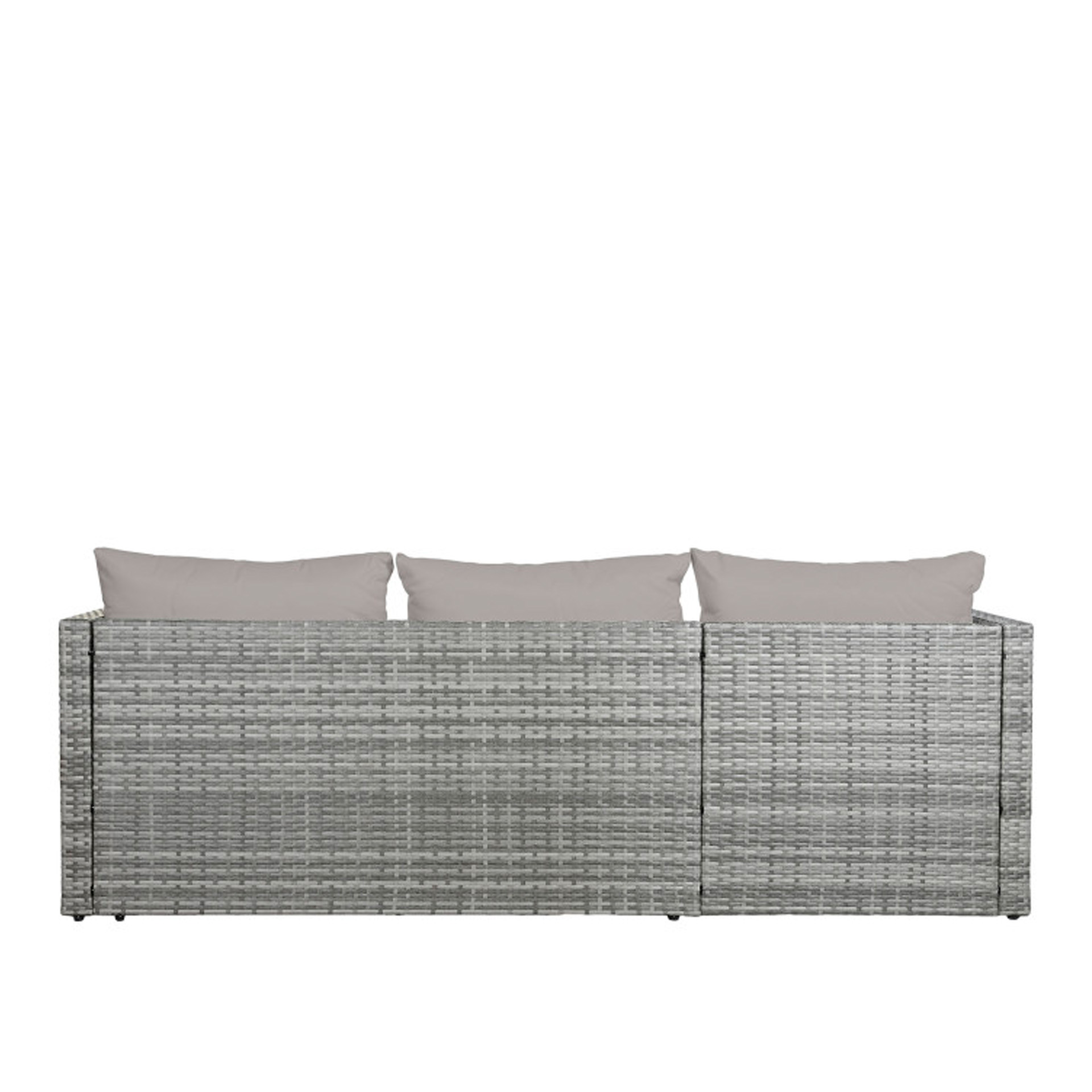Conjunto Sofá Rattan + Mesa Apoio 195X130X62cm
