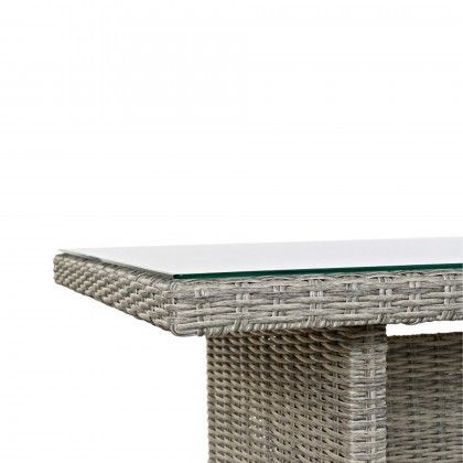 Conjunto 2 Sofás Rattan + 2 Bancos + Mesa Central 267X204X90cm Conjunto 2 Sofás Rattan + 2 Bancos + Mesa Central 267X204X90cm