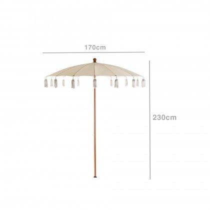 Guarda Sol Algodo / Metal 170X170X230cm