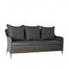 Conjunto 3 Sofs Rattan + Mesa Central 175X73X81cm