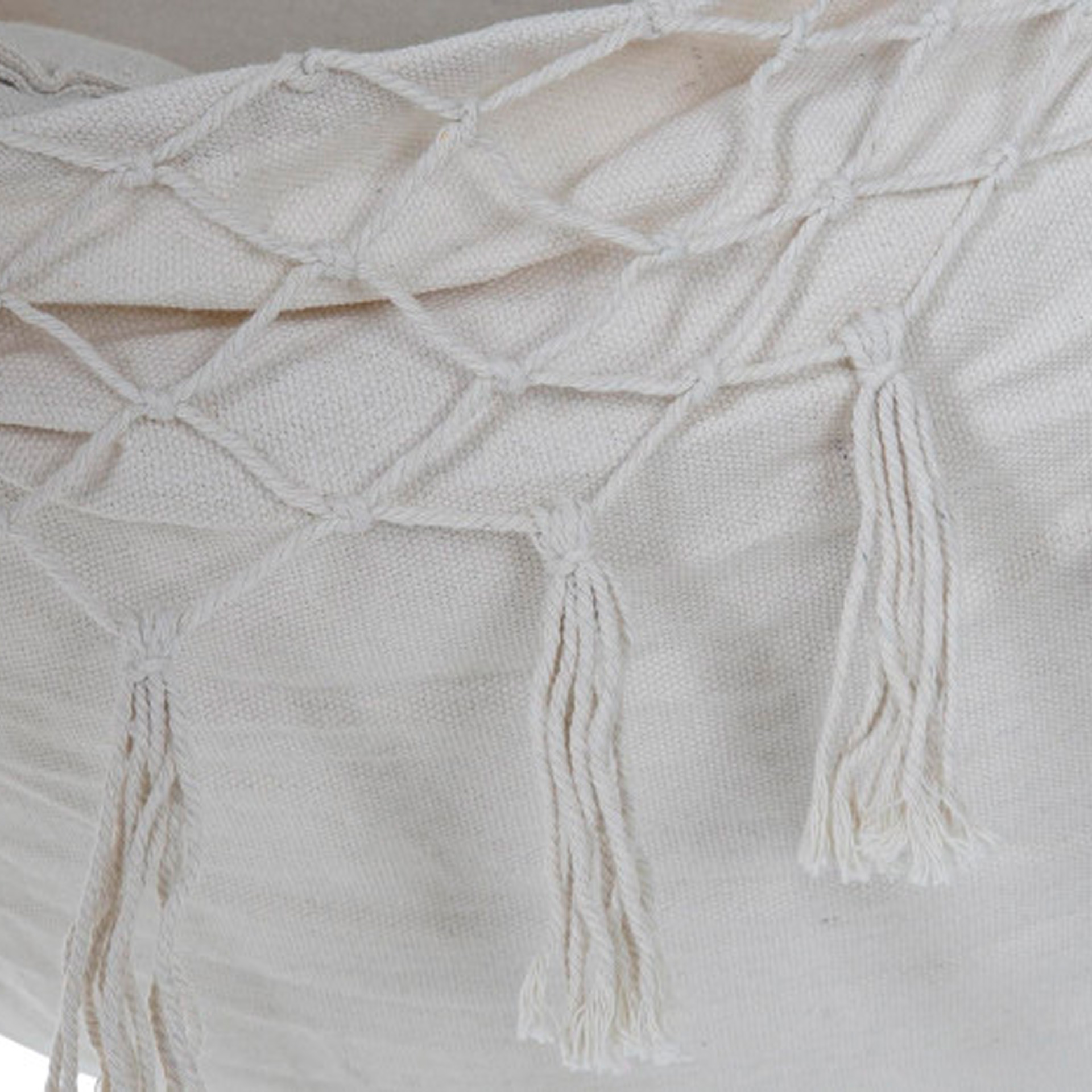 Cadeira Baloiço Algodão / Madeira 90X90X135cm