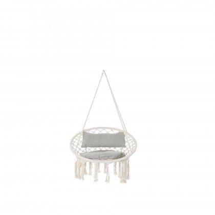 Cadeira Baloio Algodo / Bambu 82X62X123cm