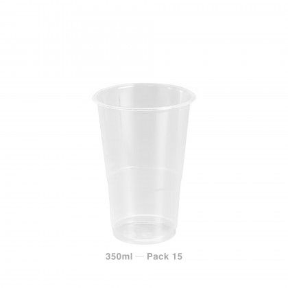 Copo Reutilizvel Polipropileno 350ml Pack 15