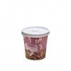 Copo Caf + Tampa com Furo Carto 120ml Pack 12