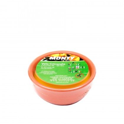 Vela Vaso Citronela 10-15H 120gr 13X6.5cm Vela Vaso Citronela 10-15H 120gr 13X6.5cm