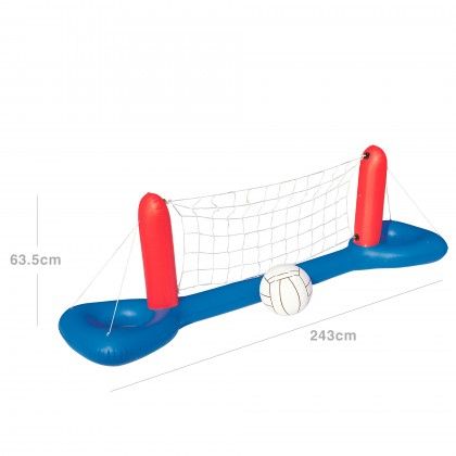Boia Insuflvel Rede Voleibol com Bola 243X63.5cm