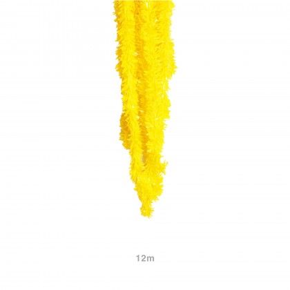 Festão Plástico Clássico Amarelo 12m Festão Plástico Clássico Amarelo 12m