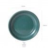 Prato para Vaso Plstico Tradicional Brilho Redondo Verde 20cm
