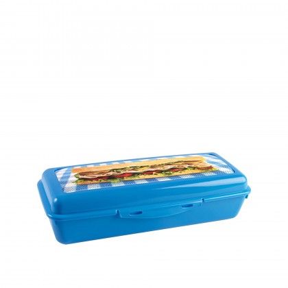 Caixa Hermtica Hega para Sandes 1200ml 25X11X7cm