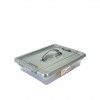 Caixa Arrumos New Box com Fechos e Ala Cinzento 5l 37.5X28.5X9cm