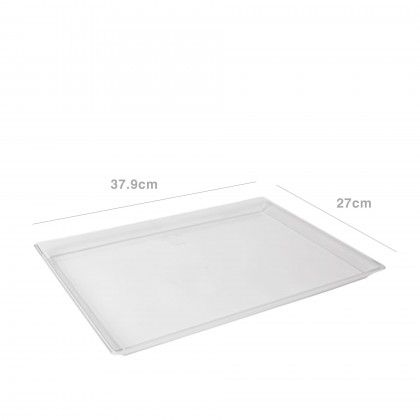 Bandeja Plstica Luxe Retangular Incolor 37.9X27.3X2cm