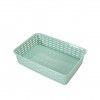 Cesto Multiusos Plstico Rattan Retangular Multicor 900ml 16.5X12X6cm