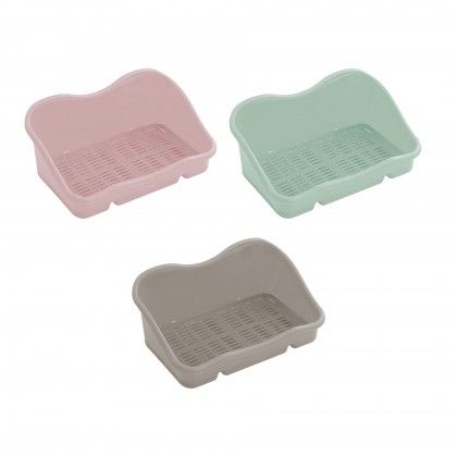 Caixa Esfrego Plstico Cinzento 21X13X9.5cm